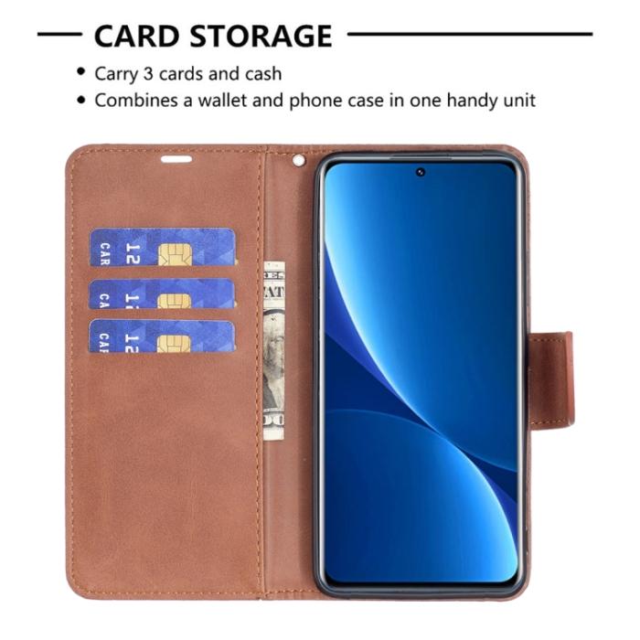 Bild 4,  Xiaomi 12 Pro Fodral Shark Solid Brun - Teknikhallen.se
