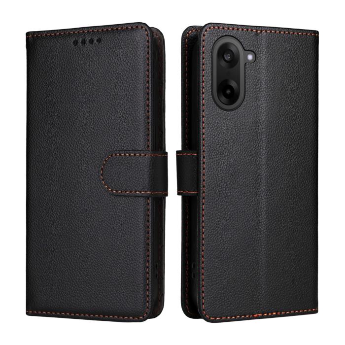Bild 2,  OnePlus Nord CE5 Plånboksfodral Läder Svart - Teknikhallen.se