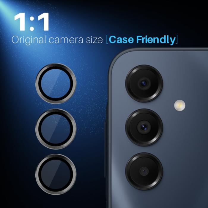 Bild 5, NORTHJO NORTHJO Samsung Galaxy A16 Linsskydd Härdat Glas Svart - Teknikhallen.se