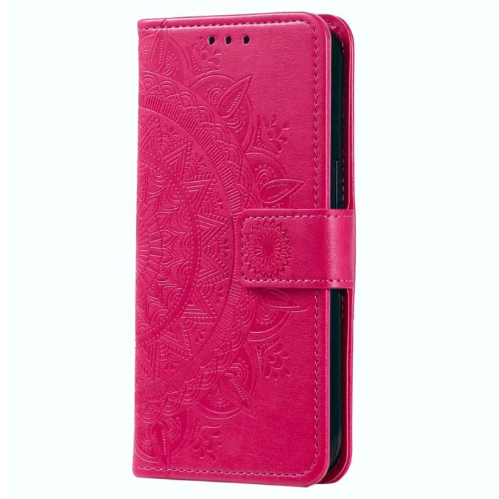 Bild 5,  Motorola Moto G04 4G/G24 4G Fodral Mandala Rosa - Teknikhallen.se