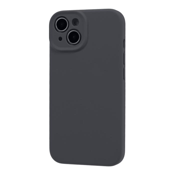 Bild 3,  iPhone 15 Plus Skal Liquid Silikon Mörk Grå - Teknikhallen.se