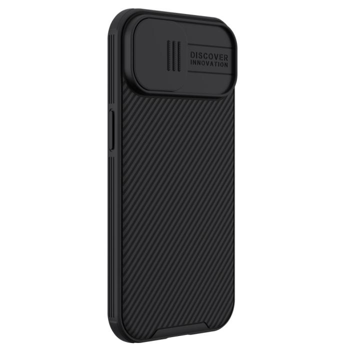 Bild 5, NILLKIN NILLKIN iPhone 15 Plus Skal CamShield Pro Svart - Teknikhallen.se