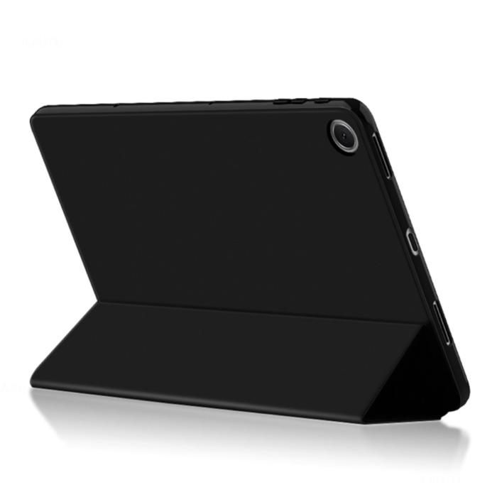 Bild 4,  Google Pixel Tablet Fodral Tri-Fold Läder Svart - Teknikhallen.se