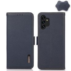 KHAZNEH KHAZNEH Samsung Galaxy A13 4G Fodral RFID &Auml;kta L&auml;der Bl&aring; - Teknikhallen.se