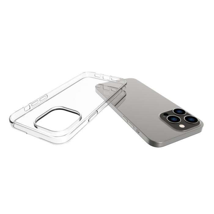 Bild 4,  iPhone 14 Pro Max Skal TPU Transparent - Teknikhallen.se