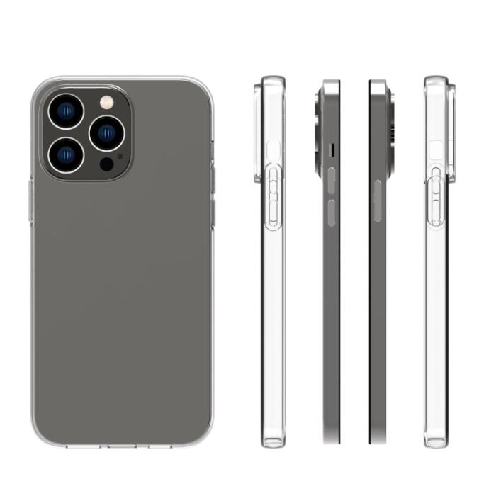 Bild 6,  iPhone 14 Pro Max Skal TPU Transparent - Teknikhallen.se