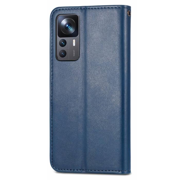 Bild 6,  Xiaomi 12T / 12T Pro Fodral Magnetisk Mässing Blå - Teknikhallen.se