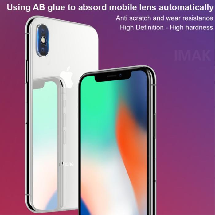 Bild 5, IMAK 2-pack IMAK Linsskydd Till iPhone X/XS/XS Max - Teknikhallen.se