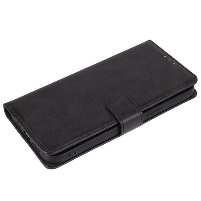 Bild 4,  Motorola Moto G55 5G Plånboksfodral Läder Svart - Teknikhallen.se