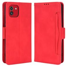  Samsung Galaxy A03 Fodral Avtagbart Kortfodral R&ouml;d - Teknikhallen.se