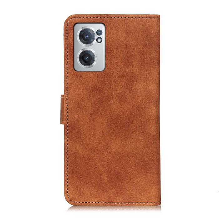 Bild 3, KHAZNEH KHAZNEH OnePlus Nord CE 2 5G Fodral Retro Läder Brun - Teknikhallen.se