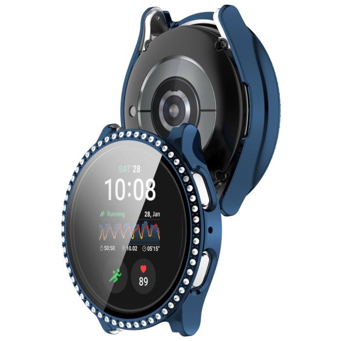 Bild 6,  Galaxy Watch 7 40 mm Skal Med Skärmskydd Strass Mörk Blå - Teknikhallen.se