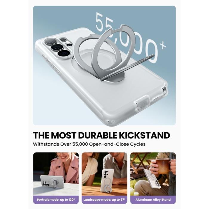 Bild 5, Supcase Supcase Samsung Galaxy S26 Ultra Skal MagSafe Cosmo Frost Clear - Teknikhallen.se