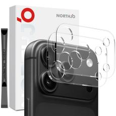 NORTHJO NORTHJO iPhone 18 Pro Max 2-PACK Linsskydd H&auml;rdat Glas - Teknikhallen.se