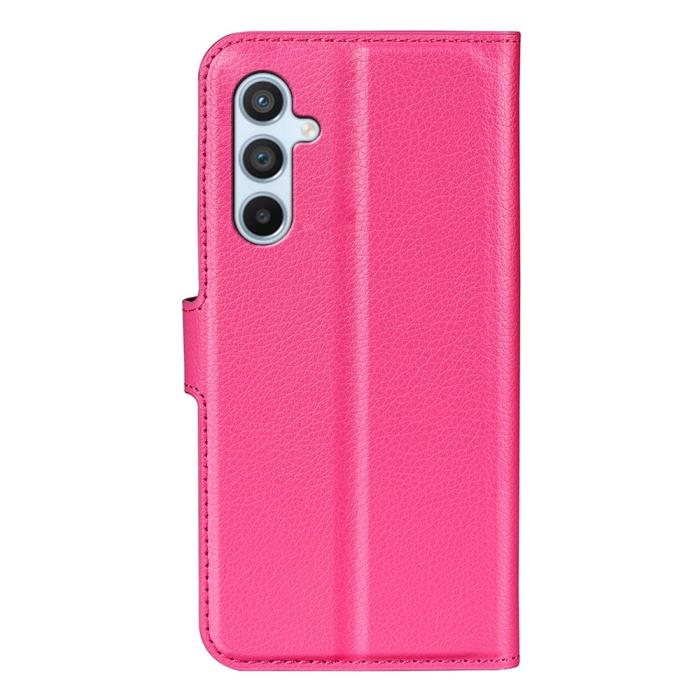 Bild 6,  Samsung Galaxy A54 5G Fodral Litchi Läder Rosa - Teknikhallen.se