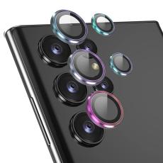 ENKAY ENKAY Galaxy S23 Ultra Linsskydd H&auml;rdat Glas Color Fade - Teknikhallen.se