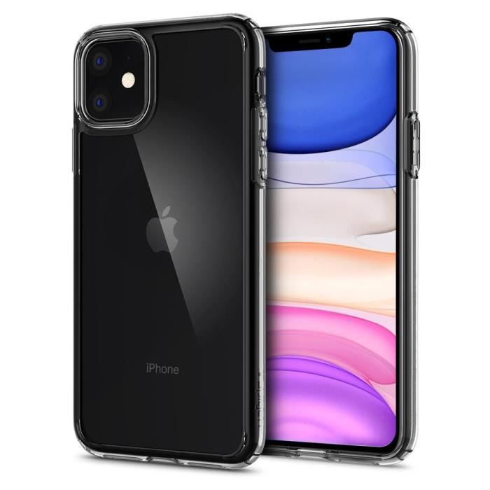Bild 2, Spigen Spigen iPhone 11 Skal Ultra Hybrid Crystal Clear - Teknikhallen.se