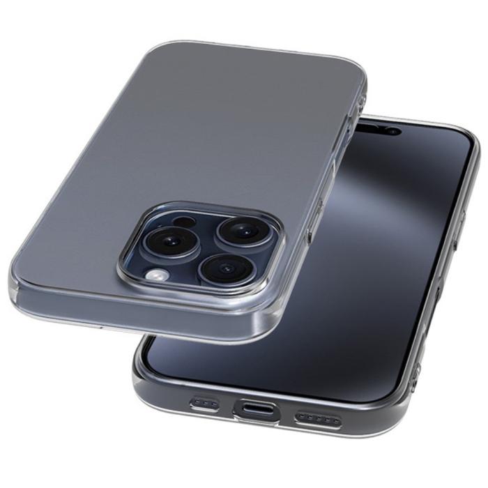 Bild 3,  iPhone 16 Pro Max Skal TPU Transparent - Teknikhallen.se