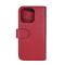 Gear Gear iPhone 16 Pro Fodral MagSeries Läder Deep Red - Teknikhallen.se