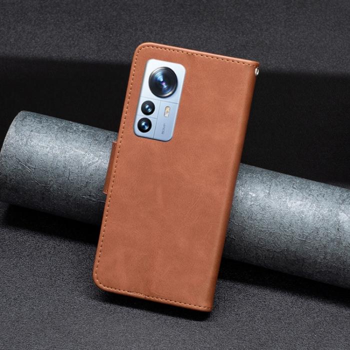 Bild 6,  Xiaomi 12 Pro Fodral Shark Solid Brun - Teknikhallen.se