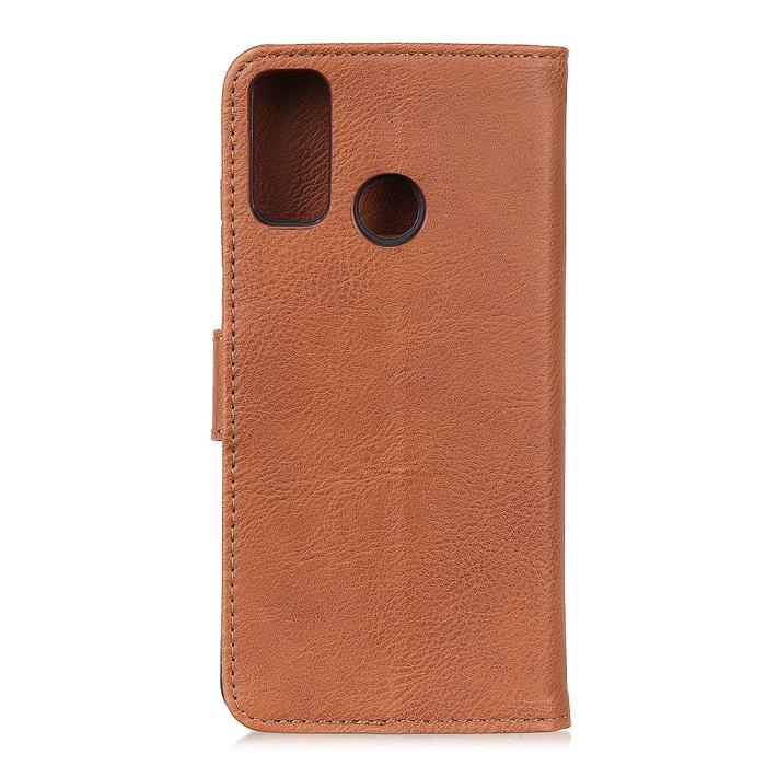 Bild 3, KHAZNEH KHAZNEH Xiaomi Redmi 9C Fodral Läder Brun - Teknikhallen.se
