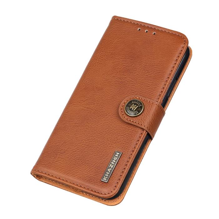 Bild 5, KHAZNEH KHAZNEH Xiaomi Redmi 9C Fodral Läder Brun - Teknikhallen.se