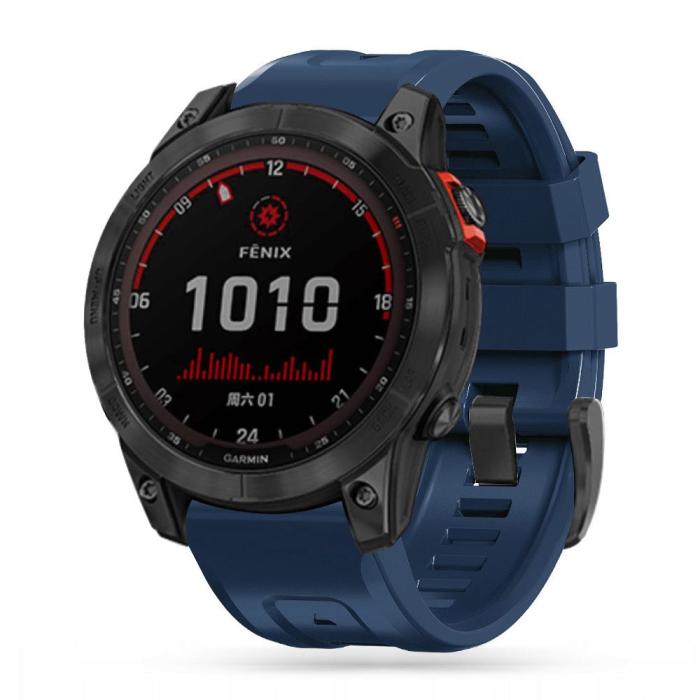 Bild 2, Tech-Protect Tech-Protect Garmin Fenix Armband Iconband Navy Blue - Teknikhallen.se
