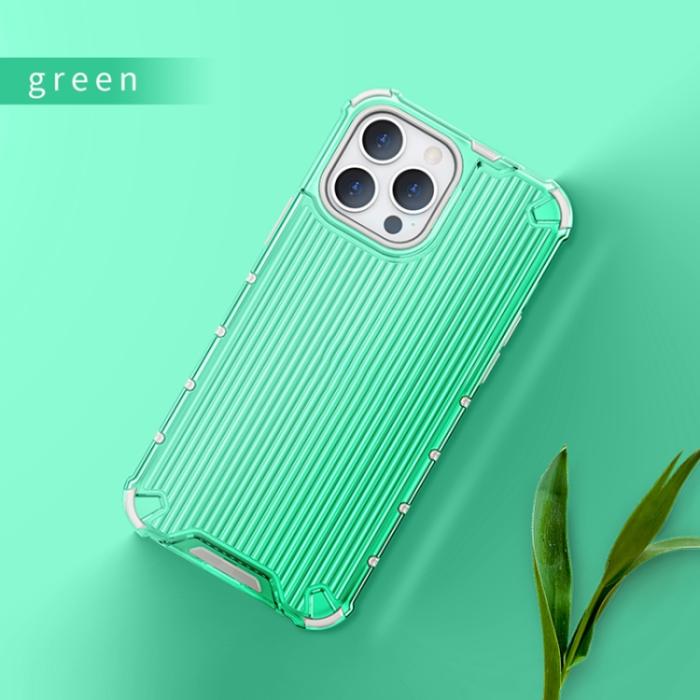 Bild 2,  iPhone 12 Pro Max Skal Shockproof Resväska Design Grön - Teknikhallen.se