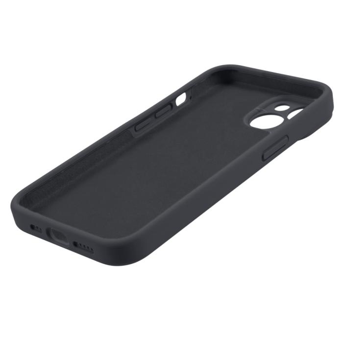 Bild 6,  iPhone 15 Plus Skal Liquid Silikon Mörk Grå - Teknikhallen.se