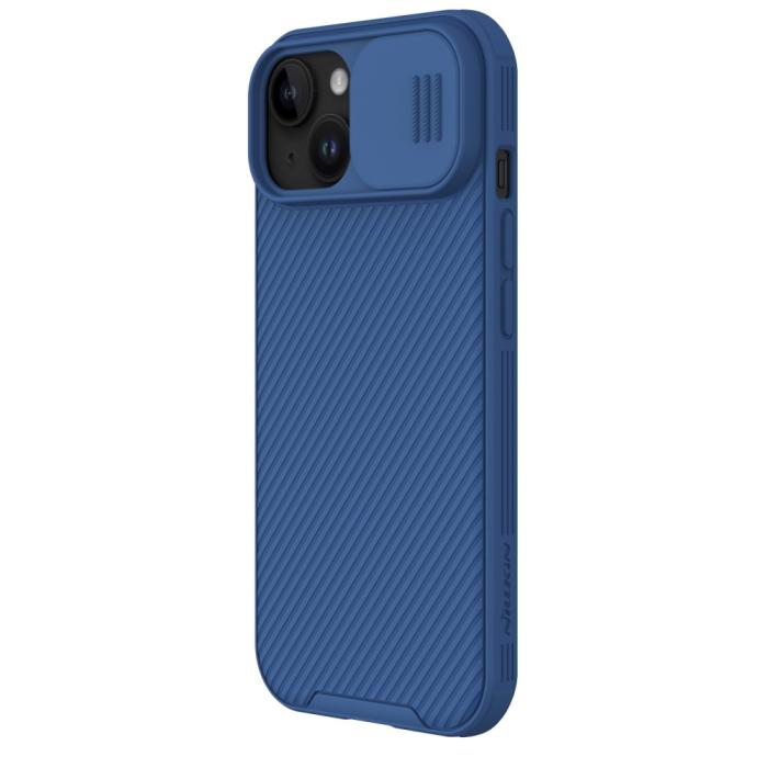 Bild 4, NILLKIN NILLKIN iPhone 15 Plus Skal CamShield Pro Blå - Teknikhallen.se