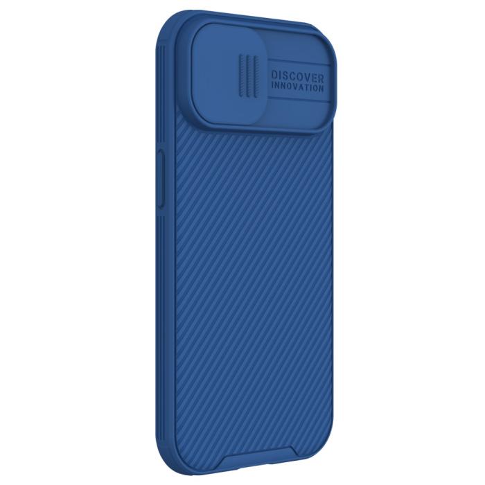 Bild 5, NILLKIN NILLKIN iPhone 15 Plus Skal CamShield Pro Blå - Teknikhallen.se