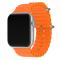 ColorPop Apple Watch 42/44/45/49 mm Armband Ocean Wave Orange - Teknikhallen.se