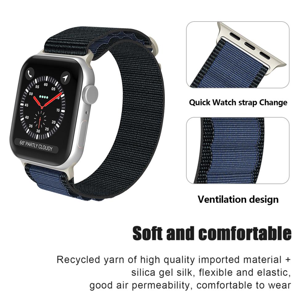 ColorPop Apple Watch 42/44/45/46/49 mm Armband Alpine Pro Loop - Teknikhallen.se