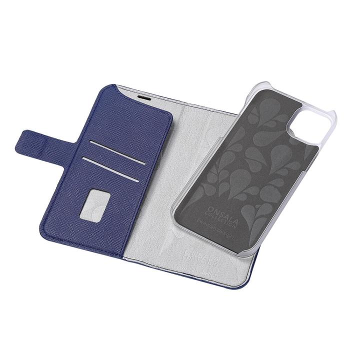 Bild 4, Onsala ONSALA iPhone 14 Plus Fodral ECO Navy Blue - Teknikhallen.se
