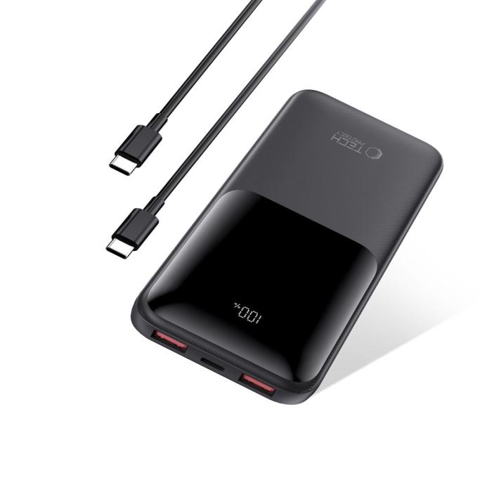 Bild 4, Tech-Protect Tech-Protect 10000 mAh 22.5W Powerbank Svart - Teknikhallen.se