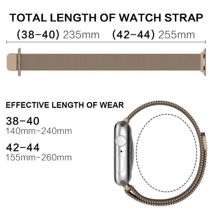 Bild 4, ColorPop ColorPop Milanese Loop Metall Armband Apple Watch 38/40/41/42 mm - Teknikhallen.se