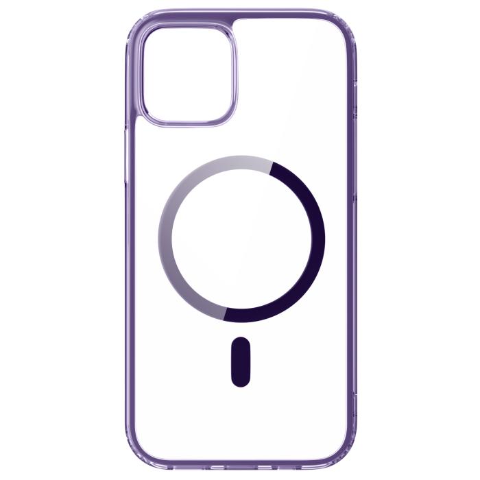 Bild 3, ColorPop ColorPop iPhone 12/12 Pro Skal CH MagSafe Transparent/Lila - Teknikhallen.se