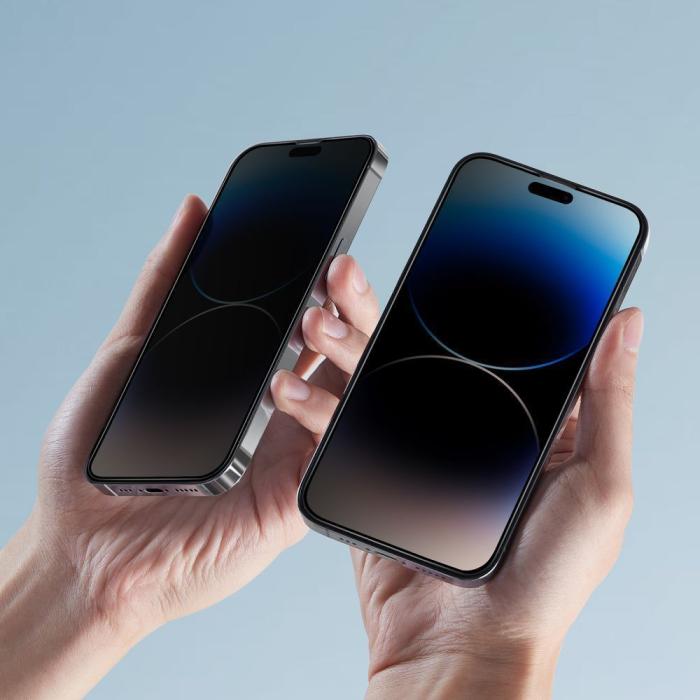 Bild 4, HOFI HOFI Galaxy S25 Ultra 2-PACK Skärmskydd Pro+ Härdat Glas Privacy - Teknikhallen.se