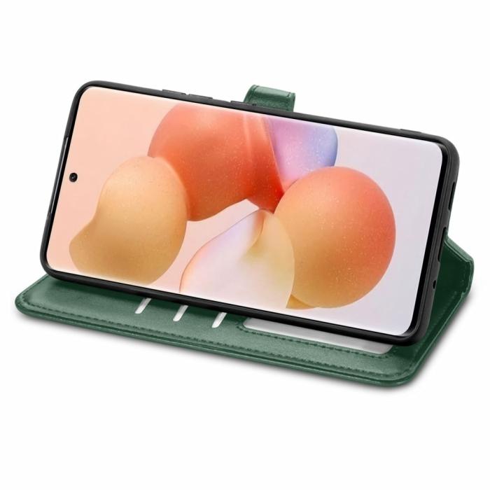 Bild 3,  Xiaomi 12T / 12T Pro Fodral Magnetisk Mässing Grön - Teknikhallen.se