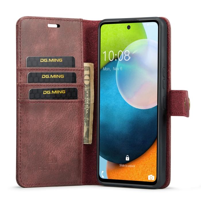 Bild 5, DG.MING DG.MING Samsung Galaxy A53 5G 2in1 Magnet Fodral / Skal Röd - Teknikhallen.se