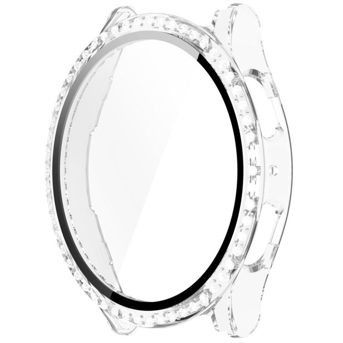Bild 2,  Galaxy Watch 7 40 mm Skal Med Skärmskydd Strass Transparent - Teknikhallen.se