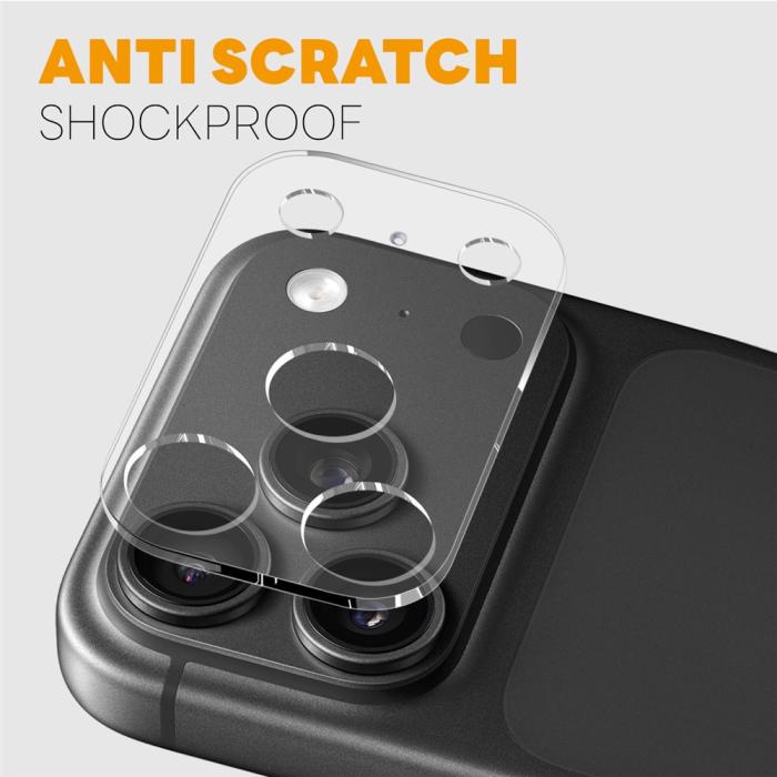 Bild 3, NORTHJO NORTHJO iPhone 18 Pro Max 2-PACK Linsskydd Härdat Glas - Teknikhallen.se