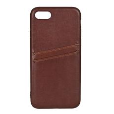 Buffalo Buffalo iPhone 7/8/SE Skal L&auml;der Med 2 Kortfack Brun - Teknikhallen.se