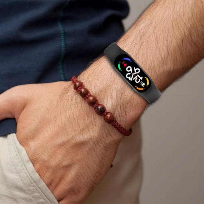 Bild 4, Tech-Protect Tech-Protect Xiaomi Mi Smart Band 5 / 6 / 7 Armband Iconband Navy Blue - Teknikhallen.se