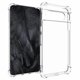  Google Pixel 8 Pro Skal Shockproof TPU Transparent - Teknikhallen.se