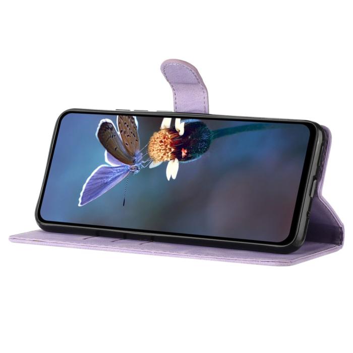 Bild 2,  Samsung Galaxy A36 5G/A56 5G Fodral Med Blommigt Tryck - Teknikhallen.se