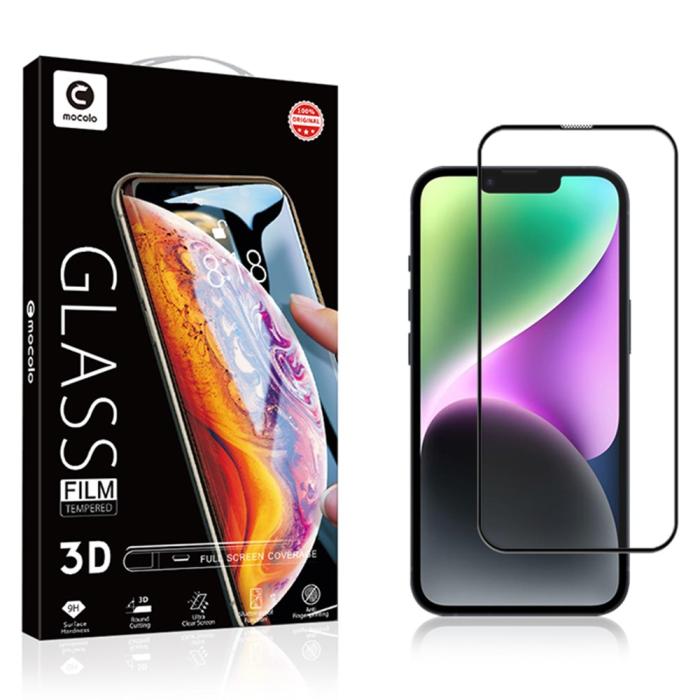 Bild 4, MOCOLO MOCOLO iPhone 15 Skärmskydd 3D Heltäckande - Teknikhallen.se