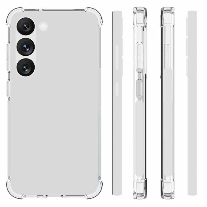 Bild 5,  Samsung Galaxy S23 Plus Skal Shockproof TPU Transparent - Teknikhallen.se