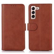  Samsung Galaxy S23 Fodral L&auml;der Brun - Teknikhallen.se