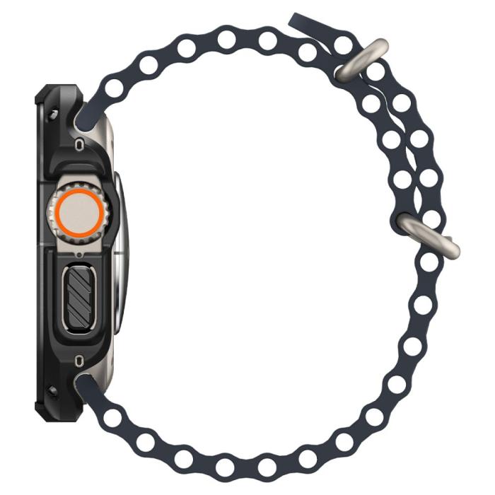 Bild 5, Spigen Spigen Apple Watch Ultra 49 mm Skal Tough Armor Svart - Teknikhallen.se